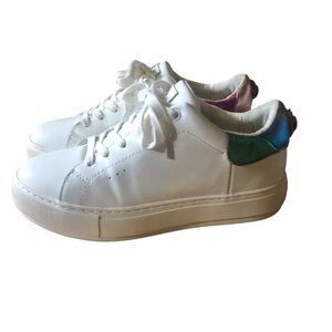 Kurt Geiger London Laney Sneakers Womens Sneakers EU 39 US 8 White Rainbow
